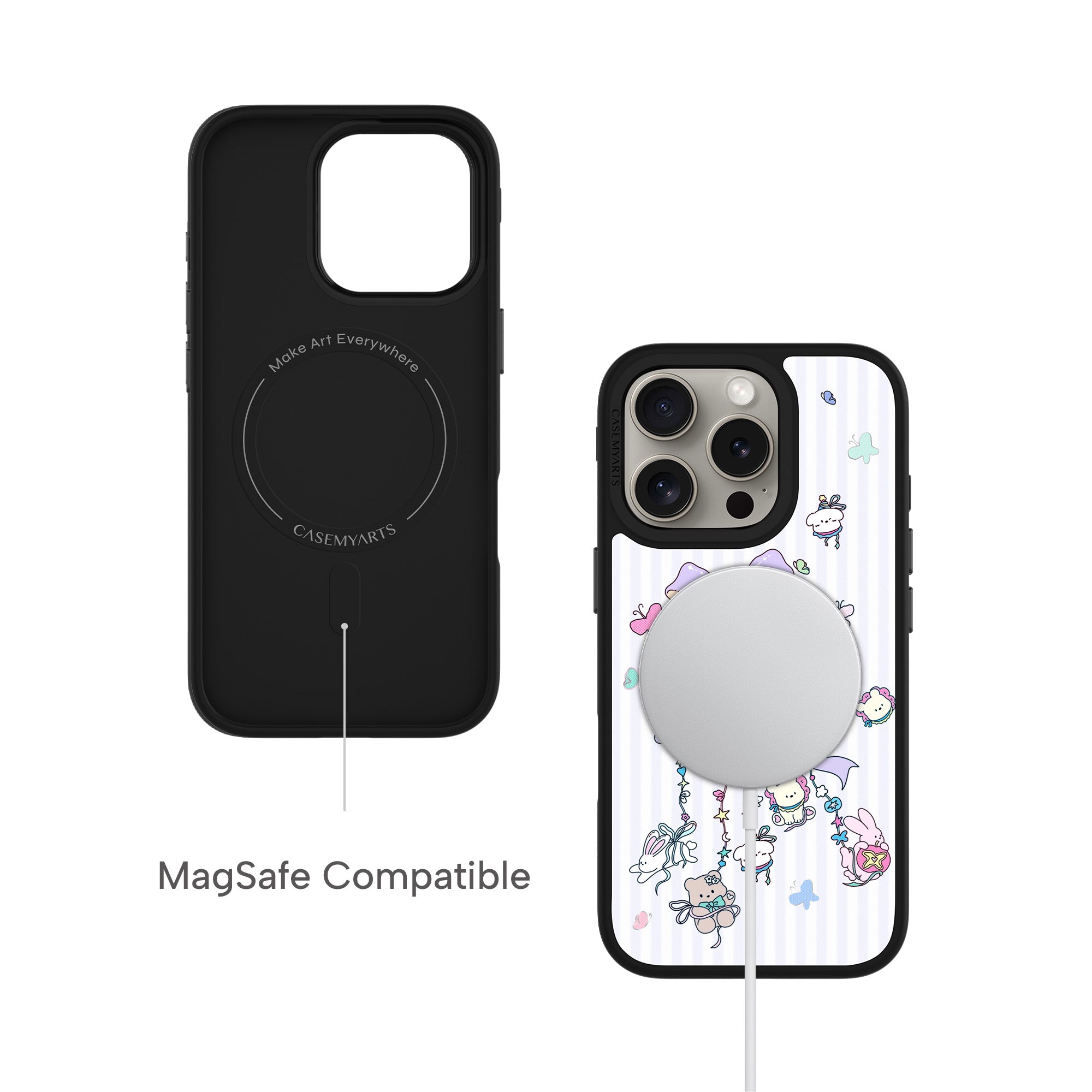 CASEMYARTS Plush Bell MagSafe iPhone Case