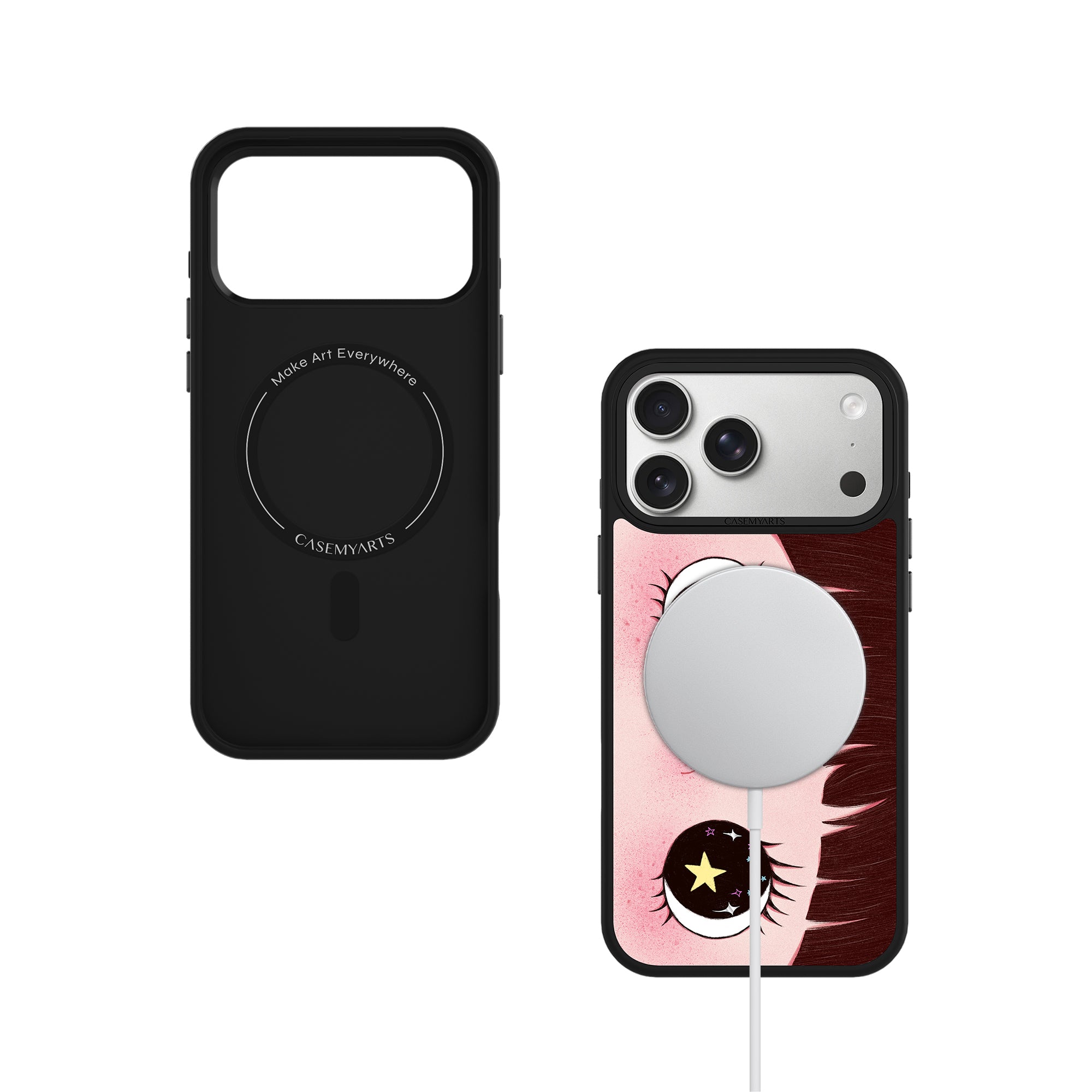 CASEMYARTS Star-Eyed Girl Magsafe iPhone Case