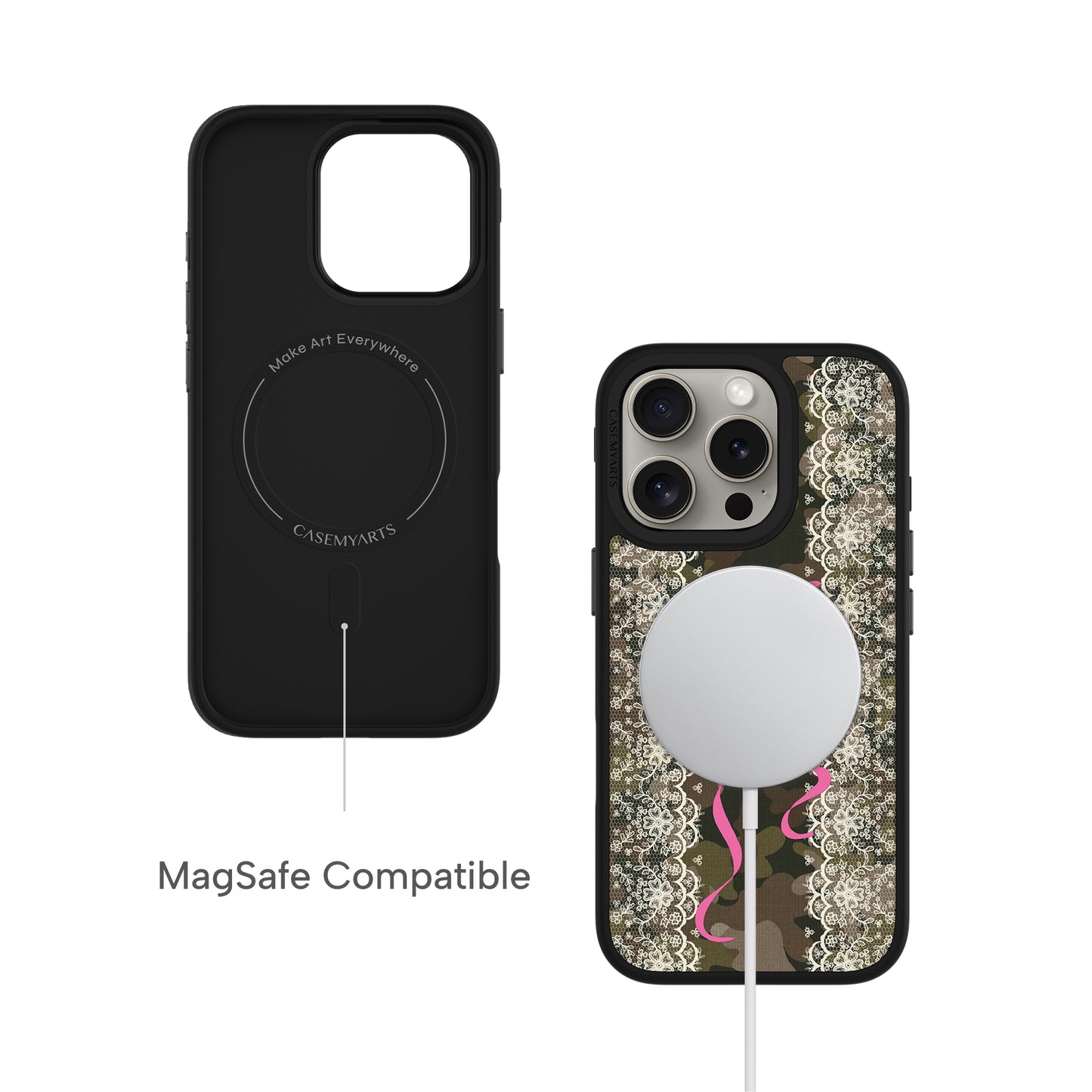 CASEMYARTS | Lace Me Up | MagSafe iPhone Case