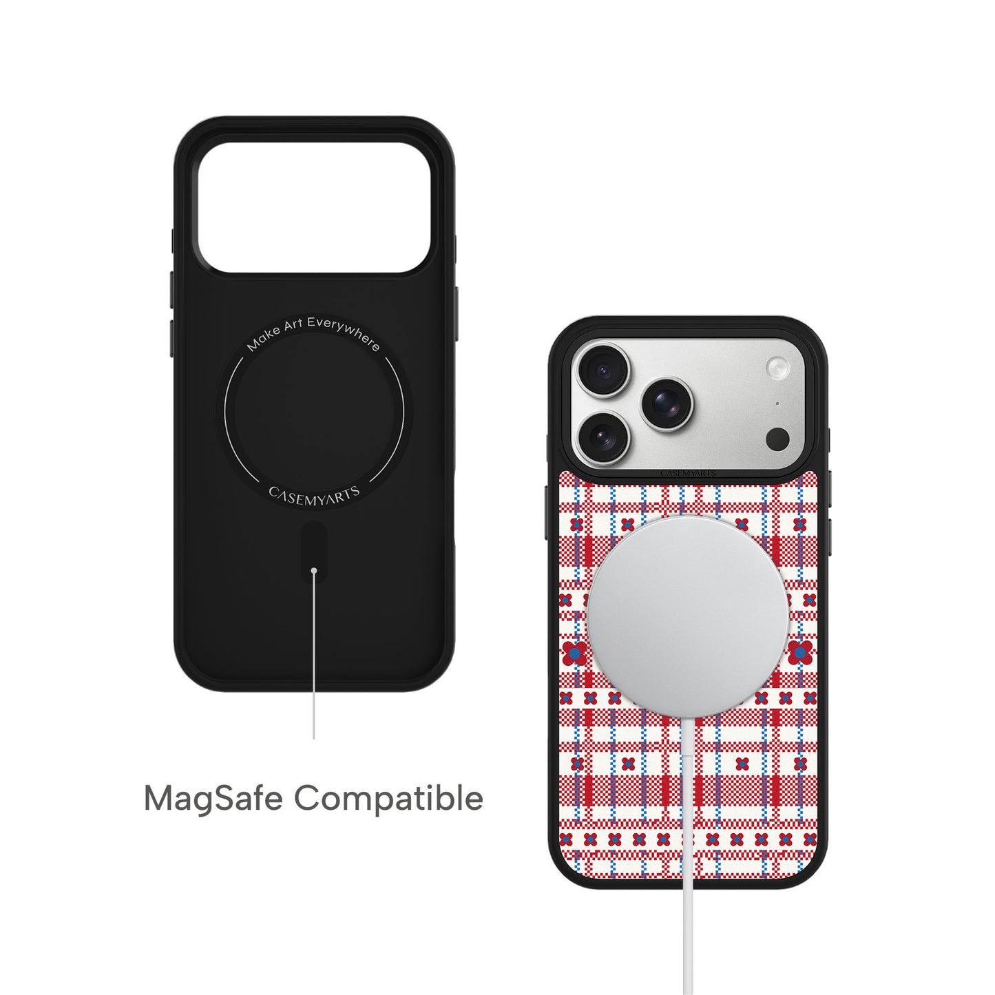 CASEMYARTS | Floral Straw | MagSafe iPhone Case