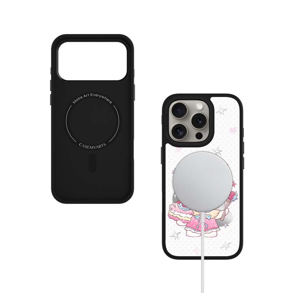 CASEMYARTS Strawberry Bunny MagSafe iPhone Case