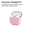 CASEMYARTS Paris Mist Pink Leather AirPods Case