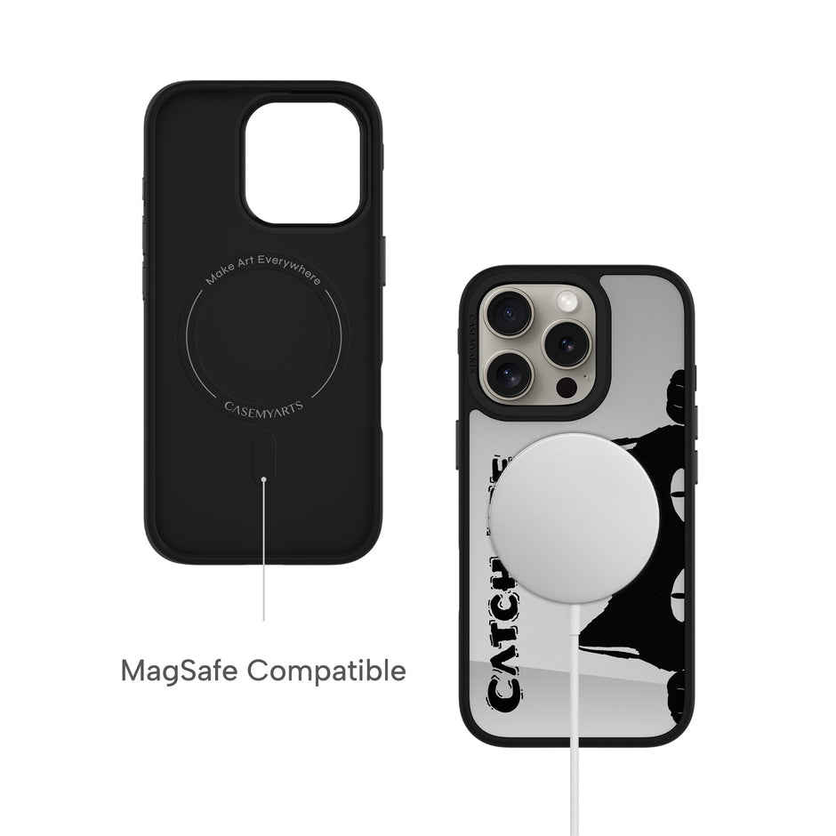 CASEMYARTS Chesire cat “Catch Me” MagSafe iPhone Case