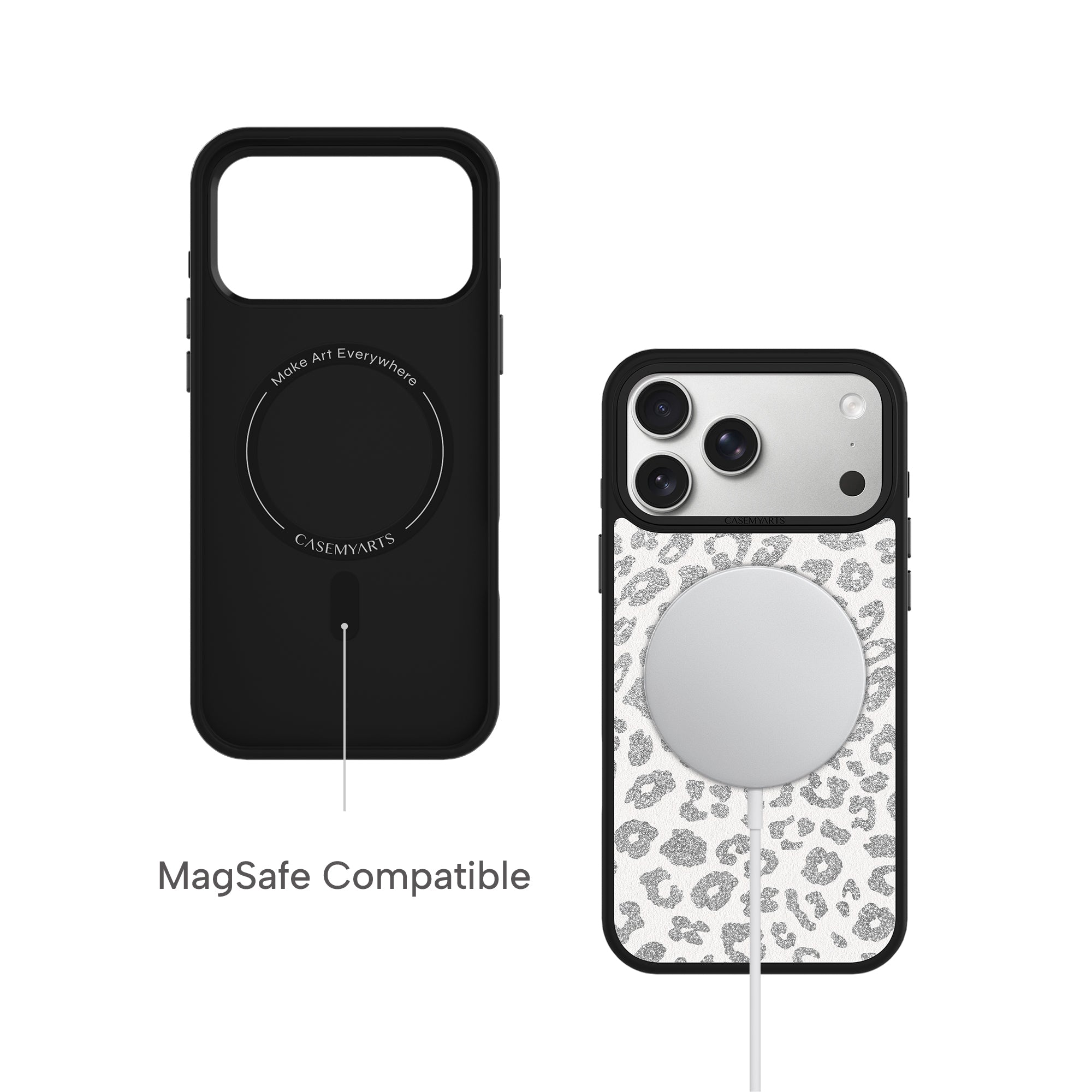 CASEMYARTS New Leopard Collection MagSafe iPhone Case