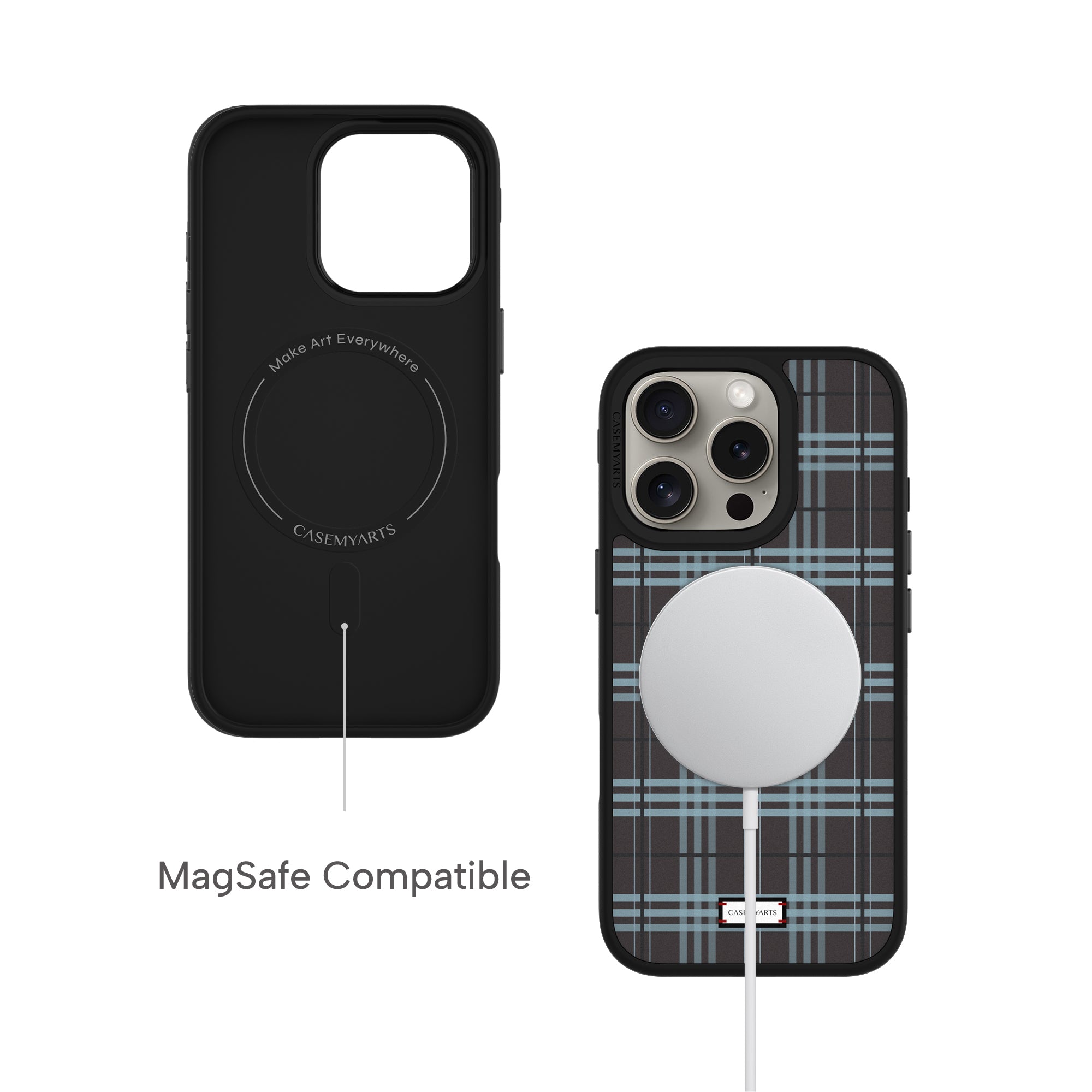 CASEMYARTS Plaid to Meet You MagSafe iPhone Case