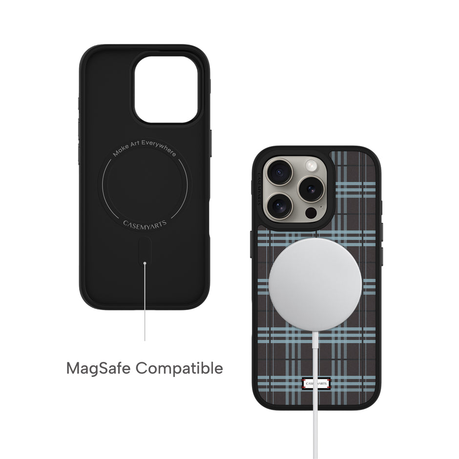 CASEMYARTS Plaid to Meet You MagSafe iPhone Case