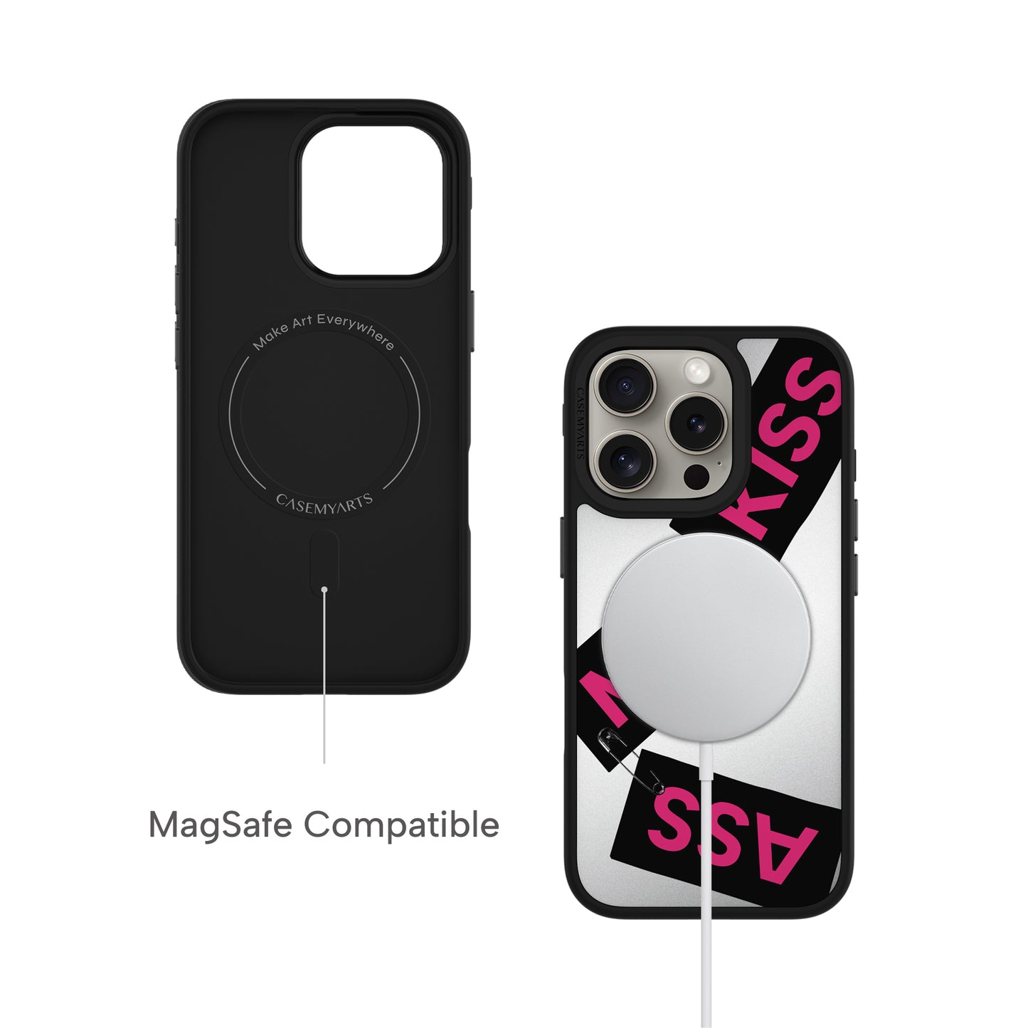 CASEMYARTS | Kiss My Peach | MagSafe iPhone Case