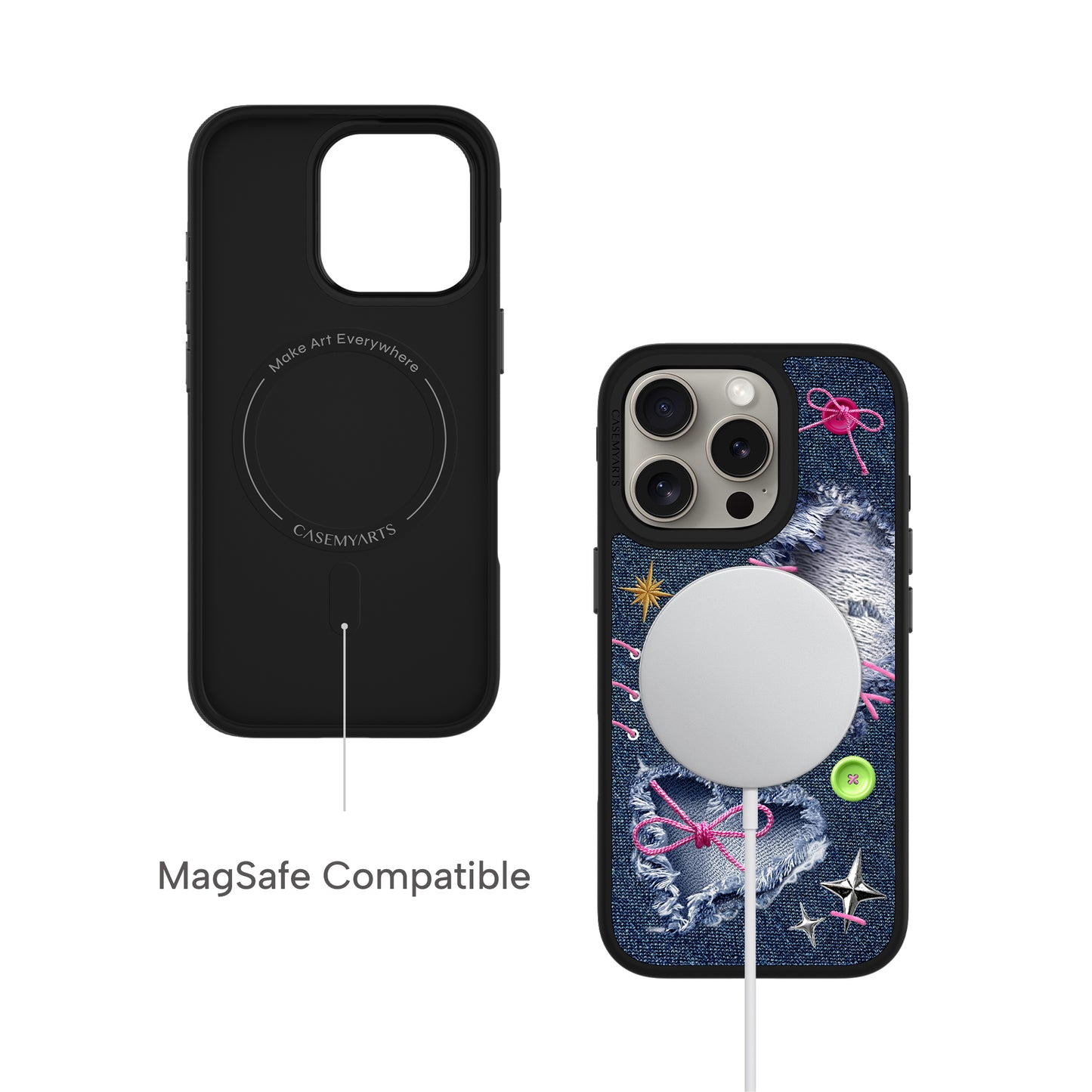 CASEMYARTS | Princess Denim | MagSafe iPhone Case