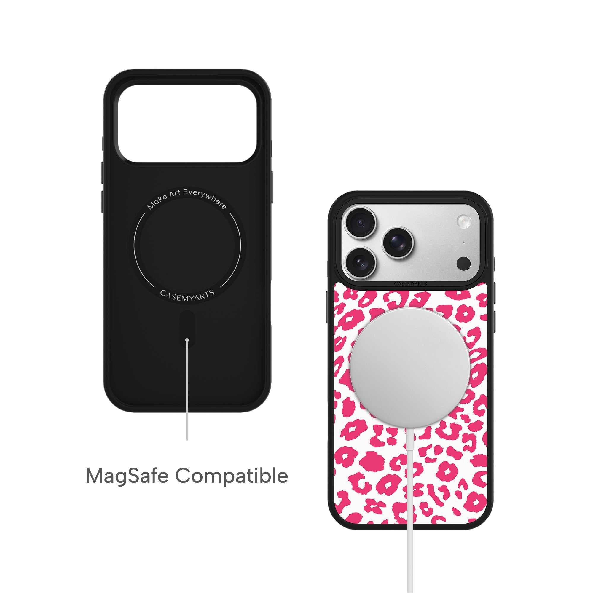 CASEMYARTS Leopard Collection MagSafe iPhone Case