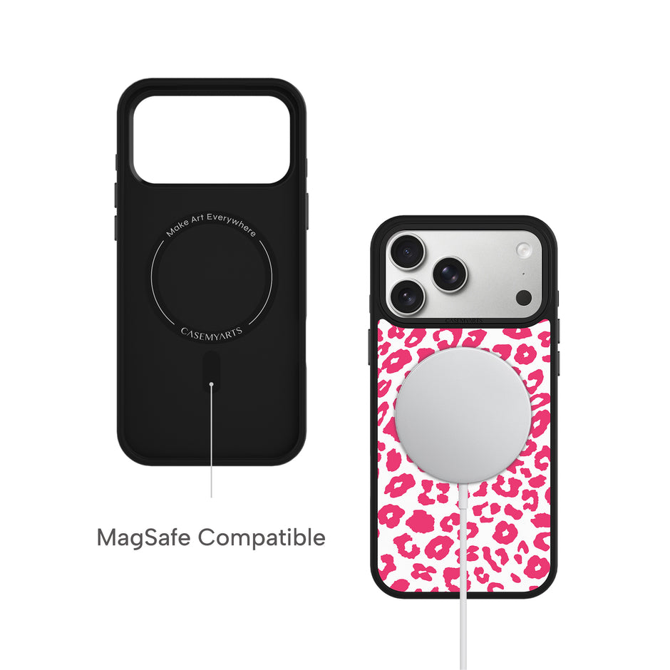 CASEMYARTS Leopard Collection MagSafe iPhone Case