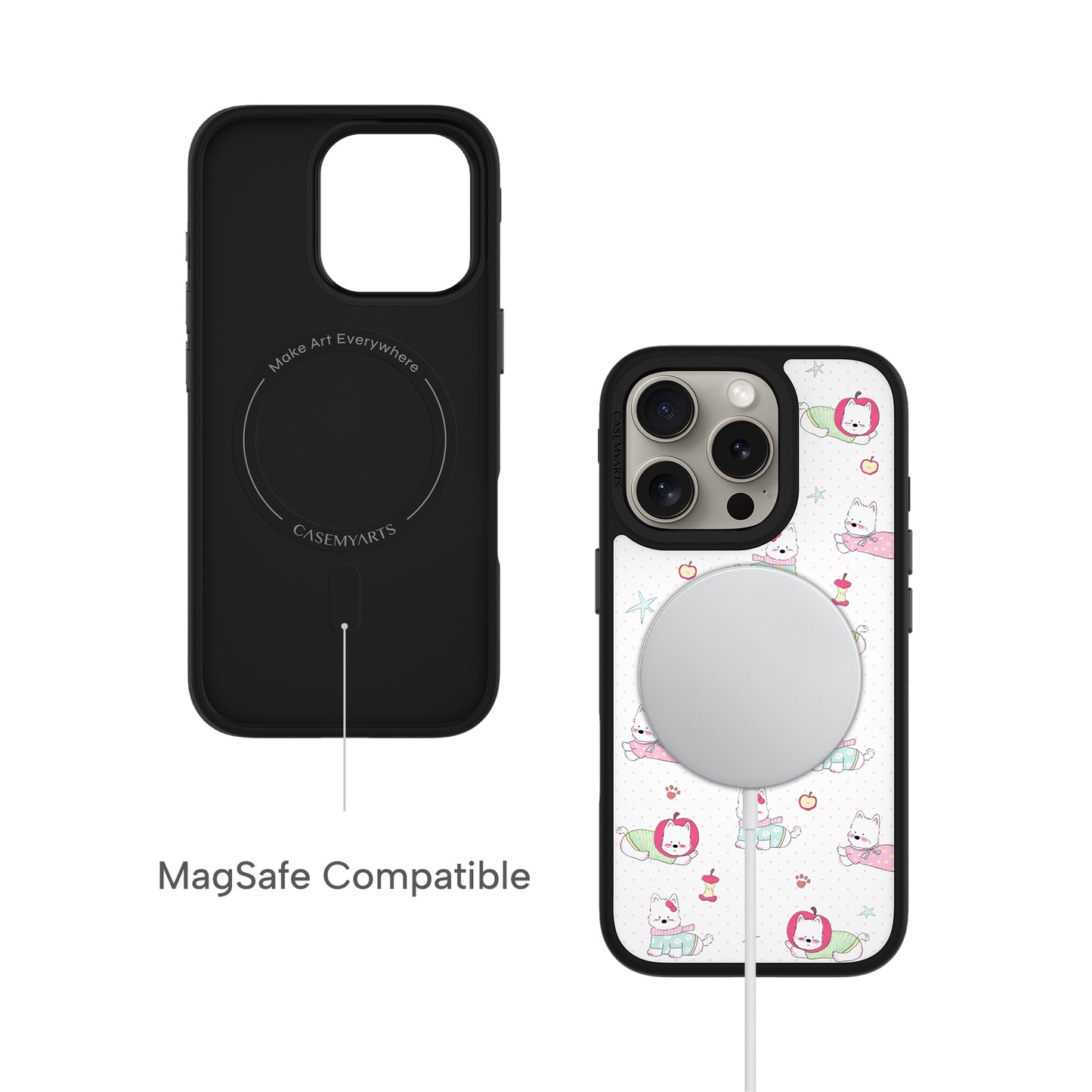 CASEMYARTS | Puppy's Delight | MagSafe iPhone Case