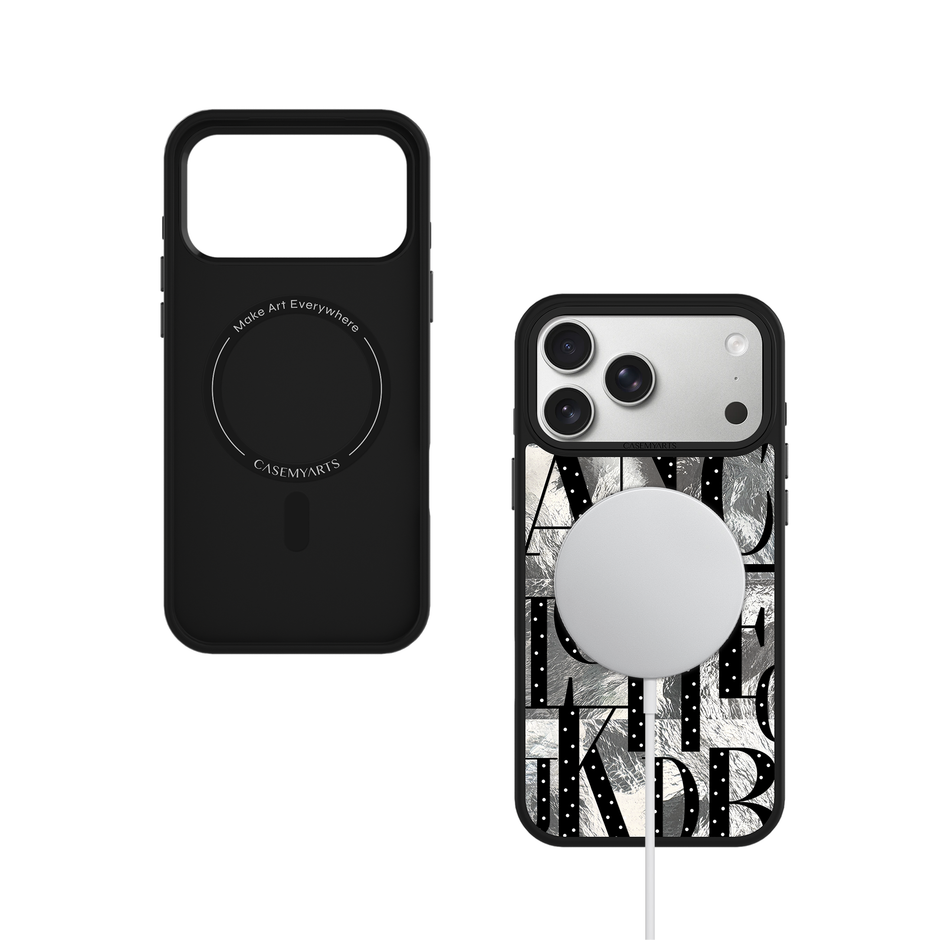 CASEMYARTS Dot Letter Series MagSafe iPhone Case