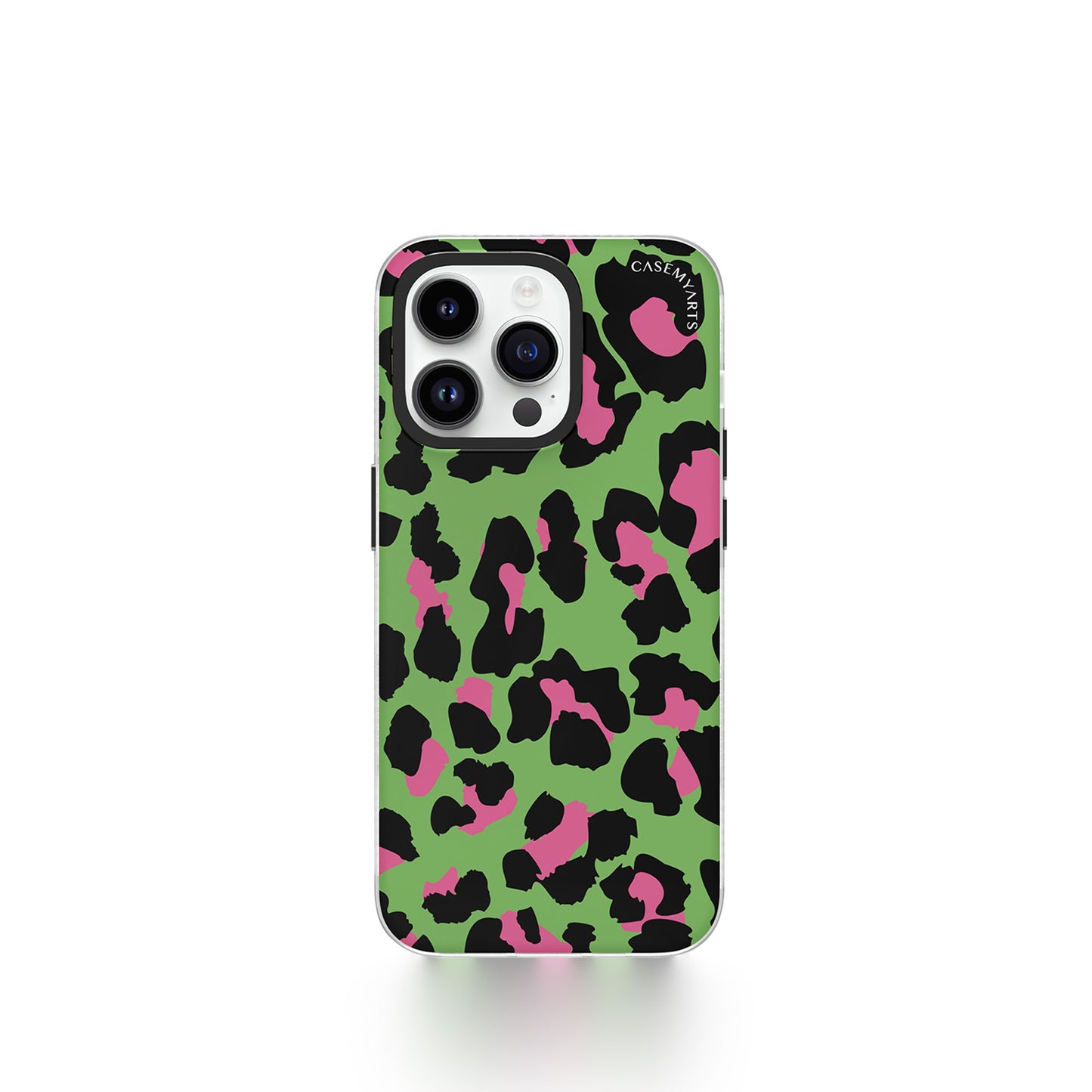 CASEMYARTS Avocado Green Leopard Print iPhone Case