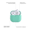 CASEMYARTS Hawaiian Ocean Green Leather AirPods Case