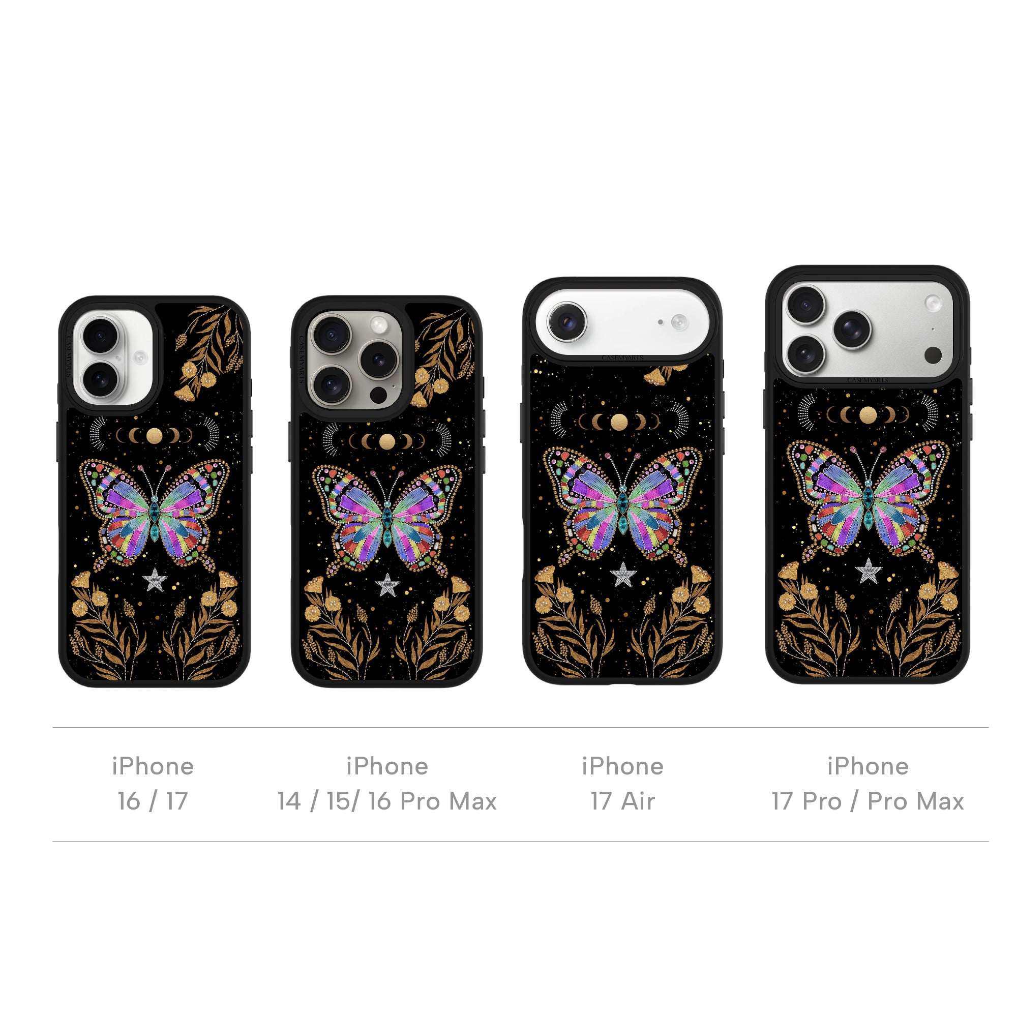 CASEMYARTS Celestial Butterfly MagSafe iPhone Case