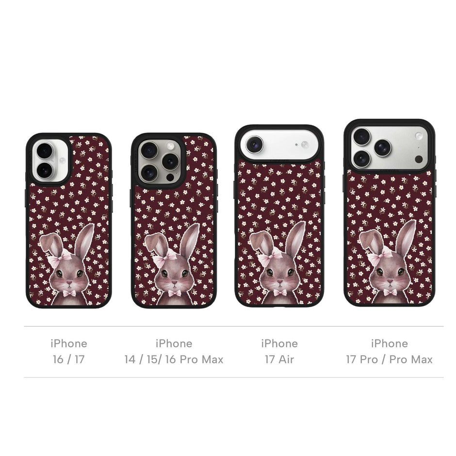 CASEMYARTS Retro Bunny MagSafe iPhone Case