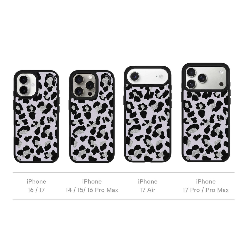 CASEMYARTS Lavender Leopard MagSafe iPhone Case