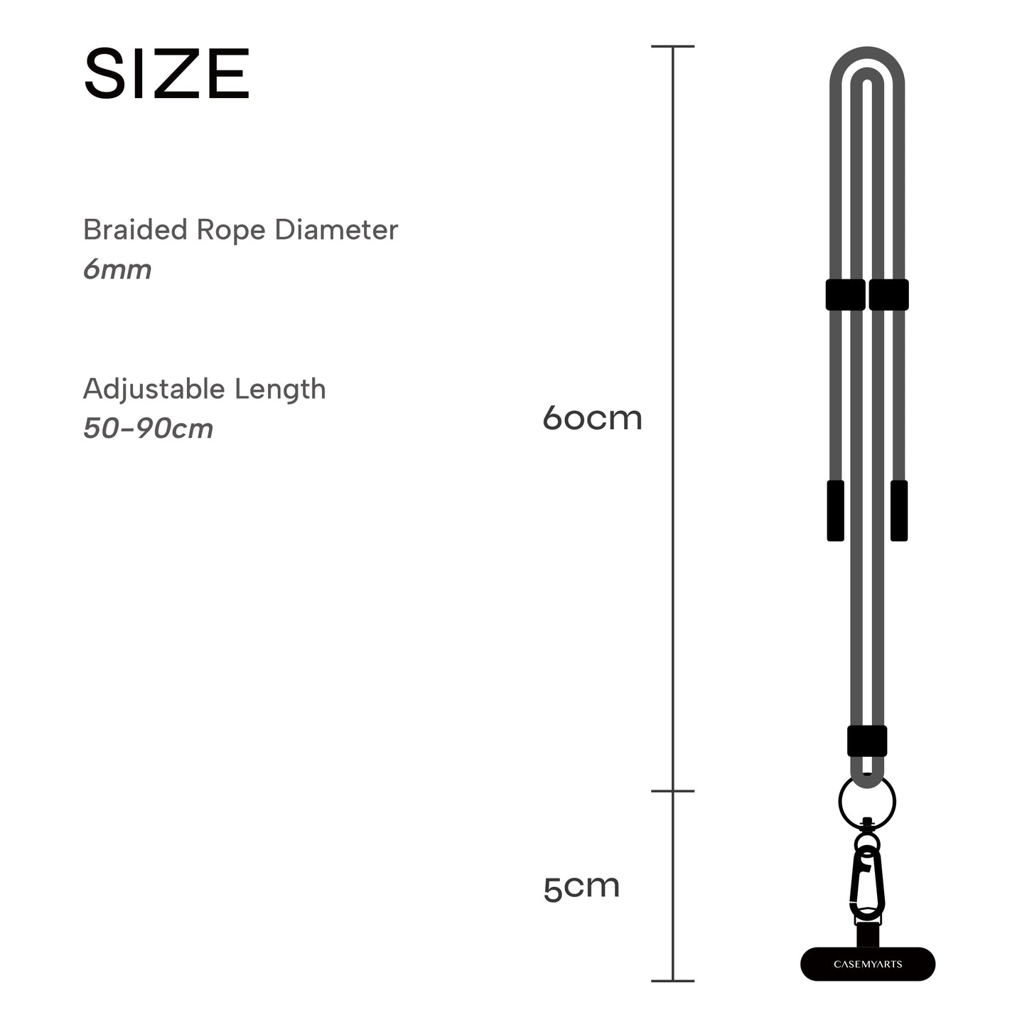 CASEMYARTS手機掛繩背帶