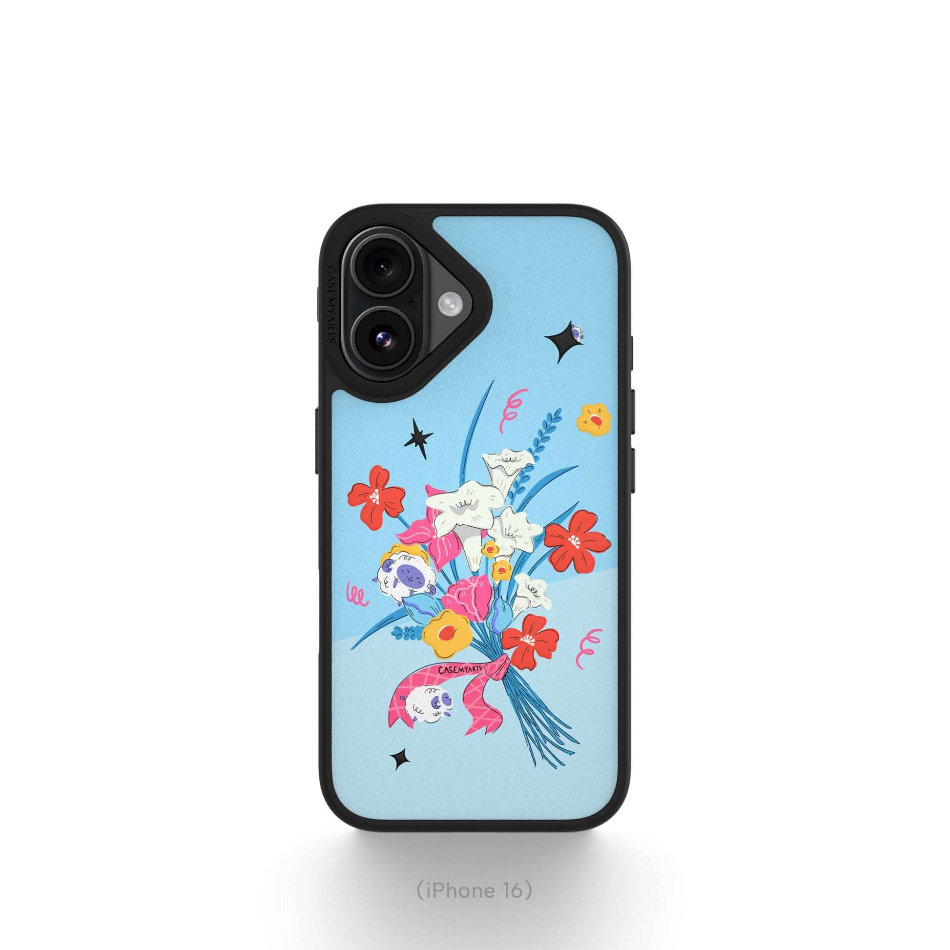 CASEMYARTS Meh Meh Bouquet MagSafe iPhone Case