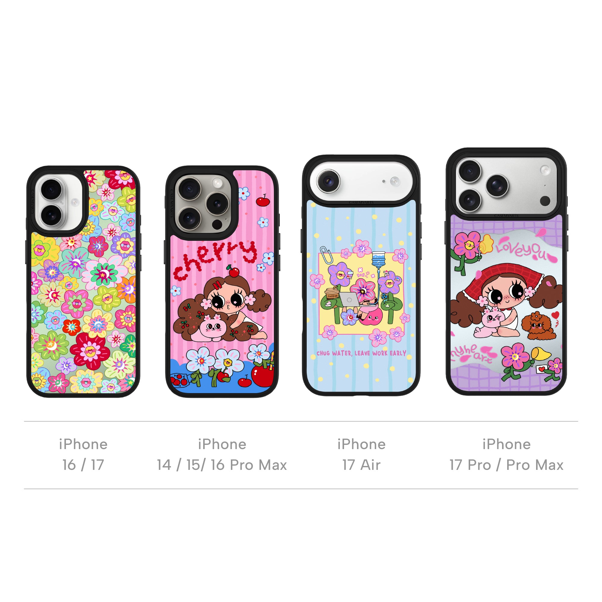 CASEMYARTS Free Flower MagSafe iPhone Case