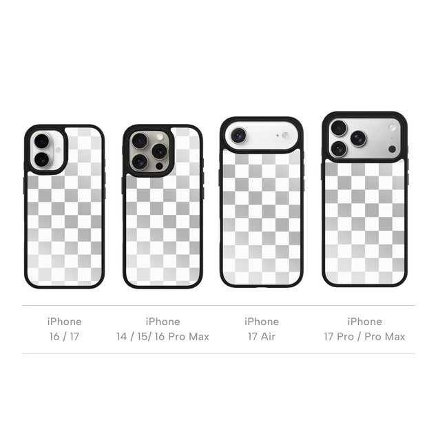 CASEMYARTS Chrome Checkerboard MagSafe iPhone Case