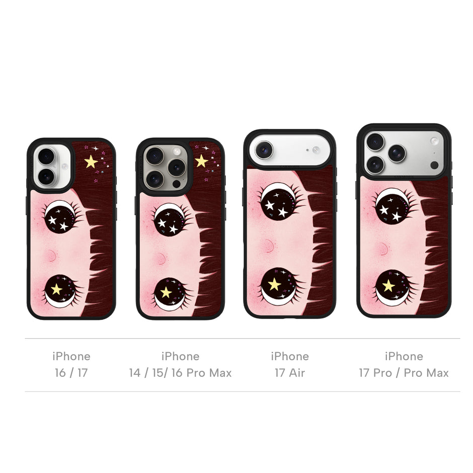 CASEMYARTS Star-Eyed Girl Magsafe iPhone Case