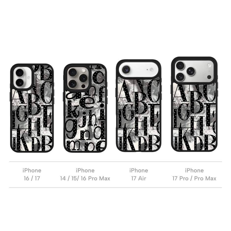CASEMYARTS Dot Letter Series MagSafe iPhone Case