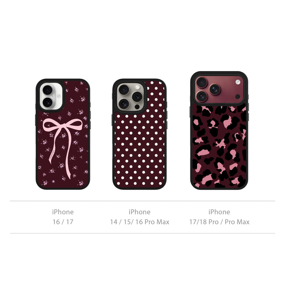 CASEMYARTS Burgundy Series MagSafe iPhone Case