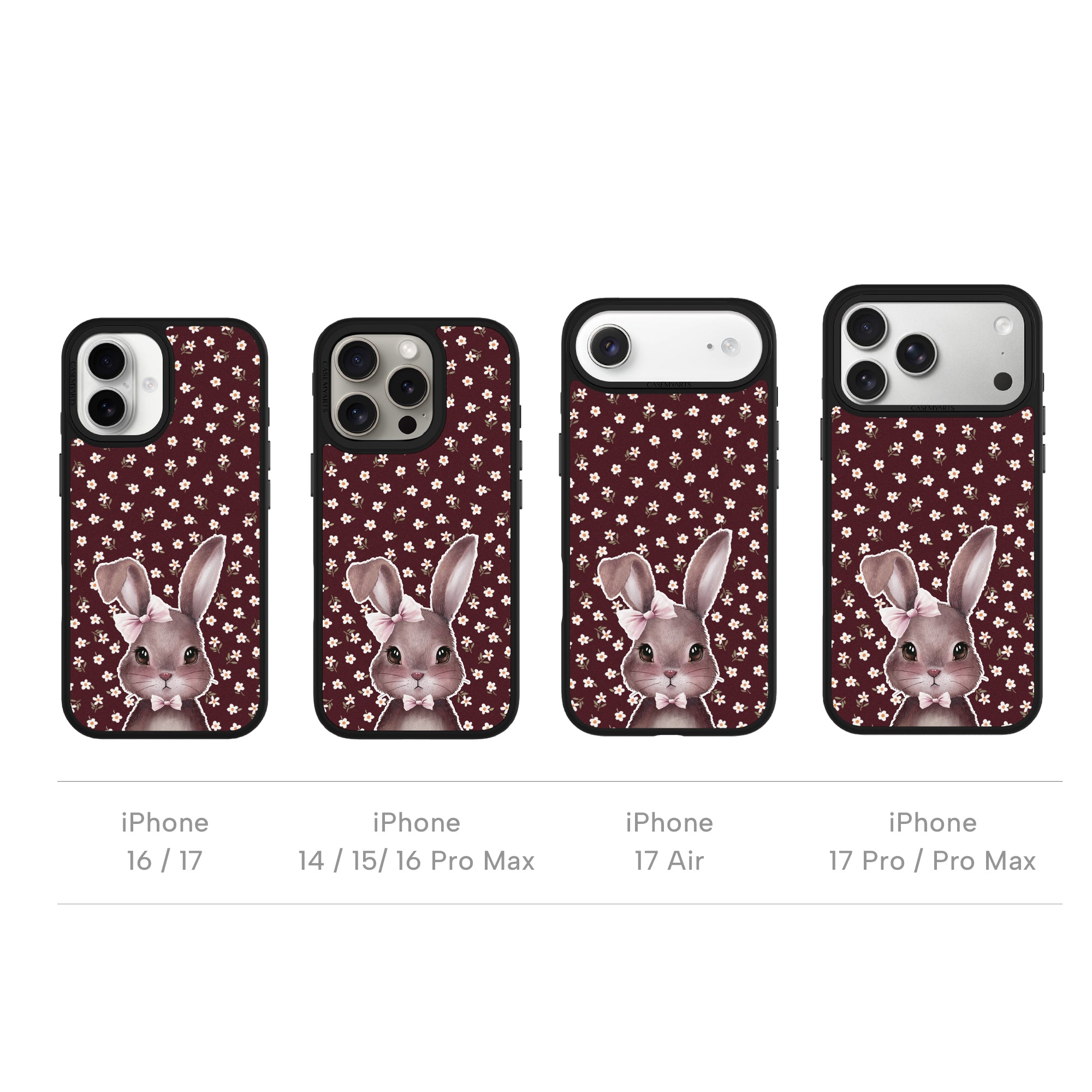 CASEMYARTS Retro Bunny MagSafe iPhone Case