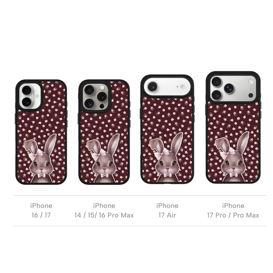 CASEMYARTS Retro Bunny MagSafe iPhone Case