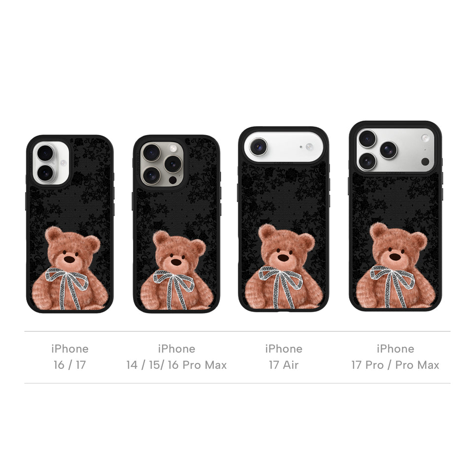 CASEMYARTS Lace Bear MagSafe iPhone Case