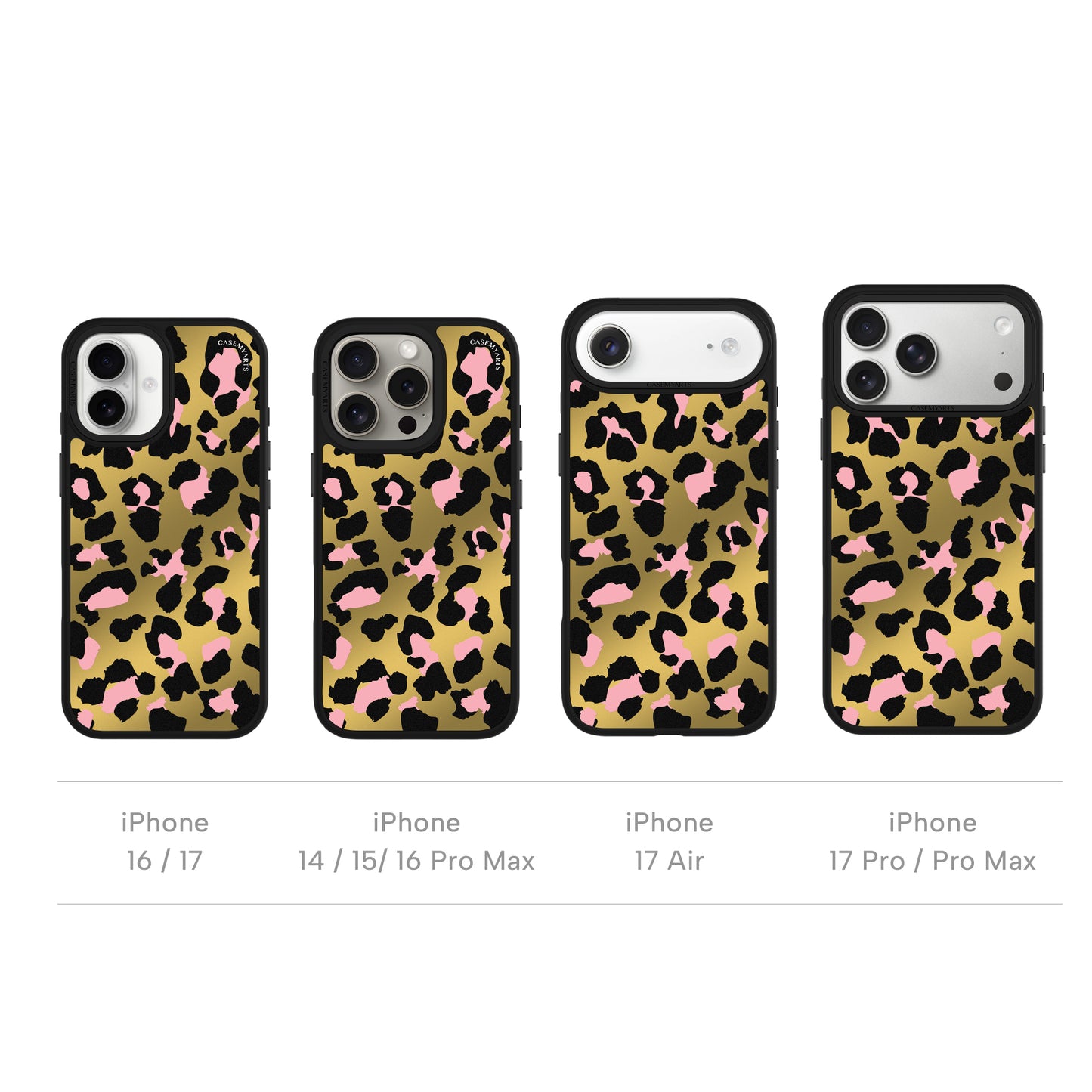 CASEMYARTS Golden Leopard MagSafe iPhone Case