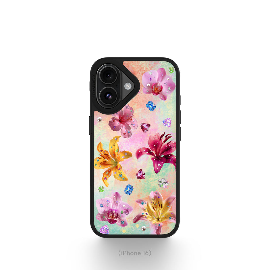 CASEMYARTS Gem flower MagSafe iPhone Case