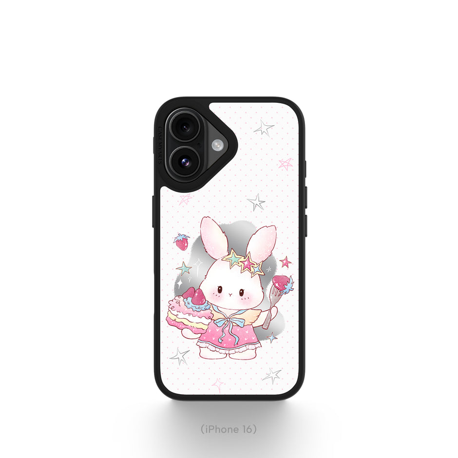 CASEMYARTS Strawberry Bunny MagSafe iPhone Case