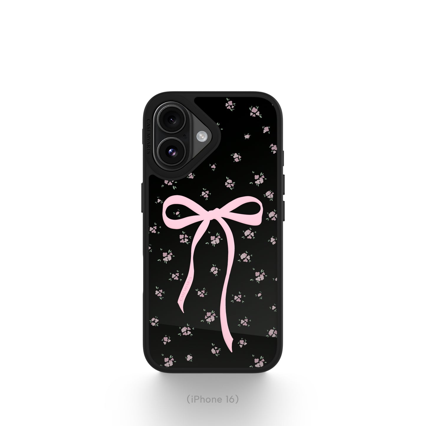 CASEMYARTS Pink Floral MagSafe iPhone Case