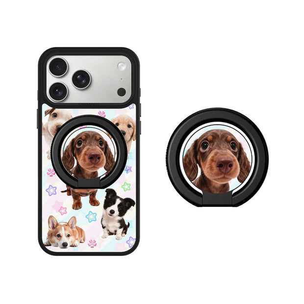 CASEMYARTS Cute Puppy MagSafe iPhone Grip