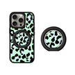 CASEMYARTS Leopard on Mint MagSafe iPhone Grip