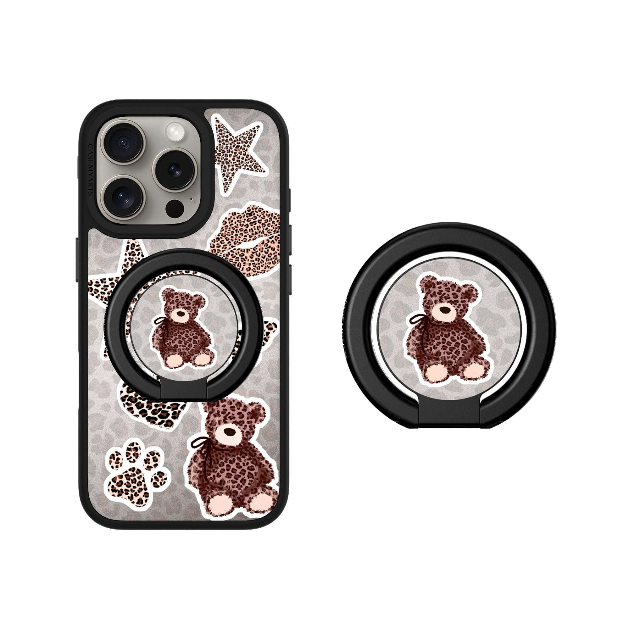 CASEMYARTS Jungle Kiss MagSafe iPhone Grip