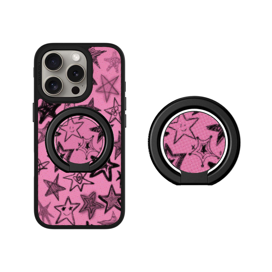 CASEMYARTS Starlust Black MagSafe iPhone Grip