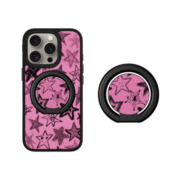 CASEMYARTS Starlust Black MagSafe iPhone Grip