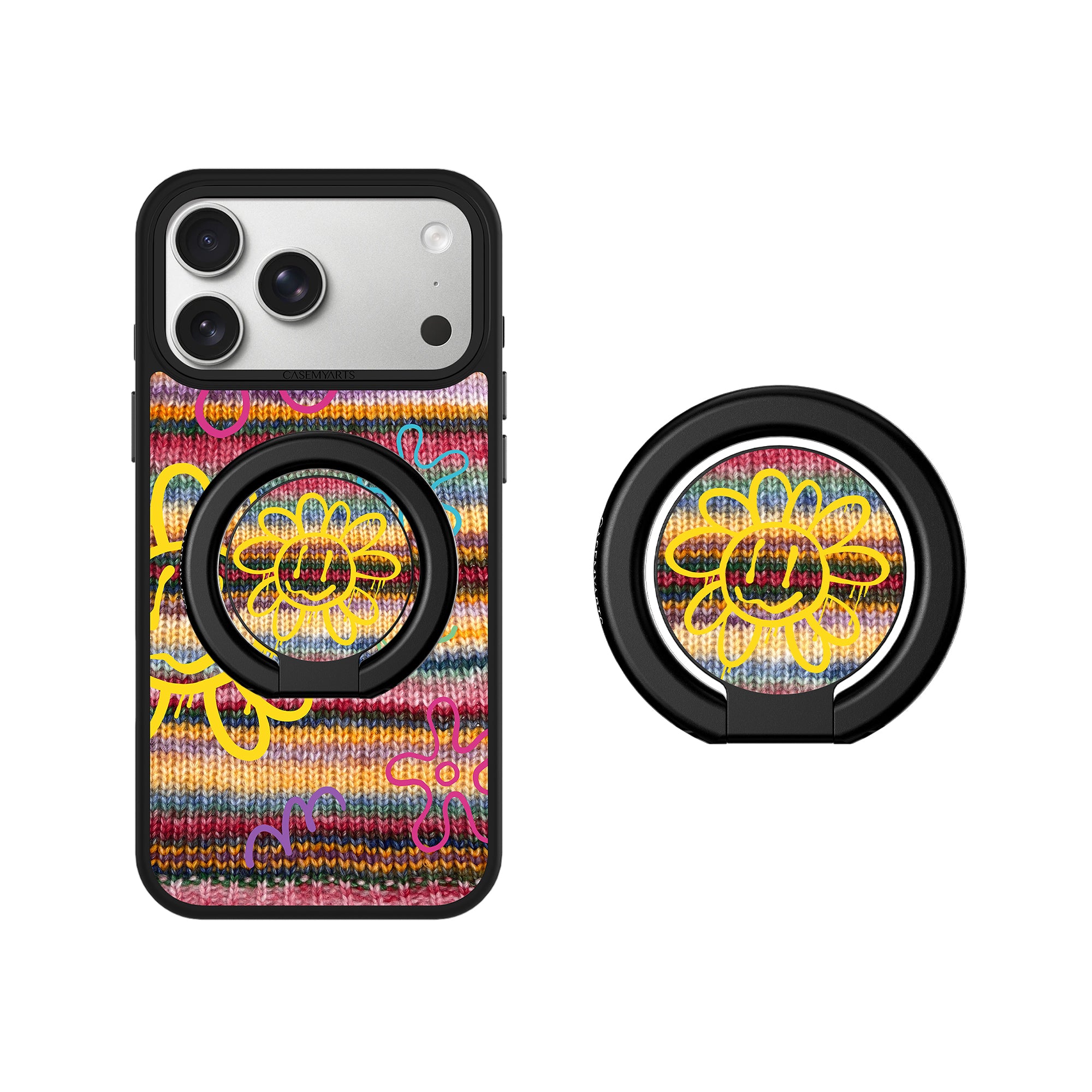 CASEMYARTS Sweater MagSafe iPhone Grips