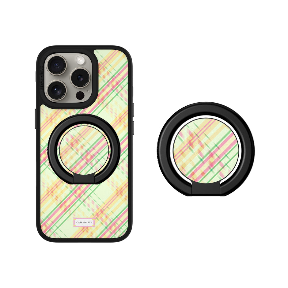 CASEMYARTS Plaidastically Pleasing MagSafe iPhone Grip