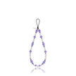 CASEMYARTS Silver Amethyst iPhone Charm