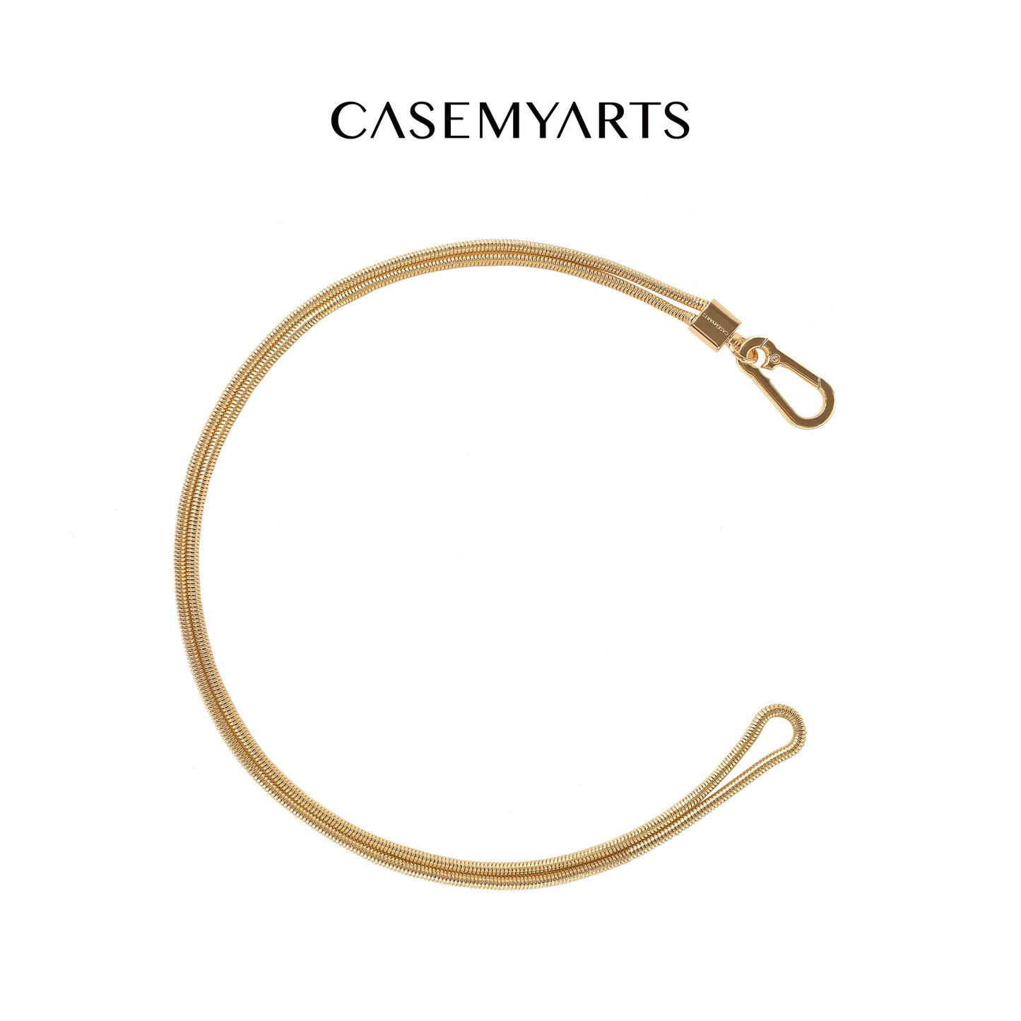 CASEMYARTS Metal Chain Strap with tether tab