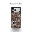 CASEMYARTS Leopard Star MagSafe iPhone Case