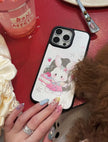 CASEMYARTS Strawberry Bunny MagSafe iPhone Case