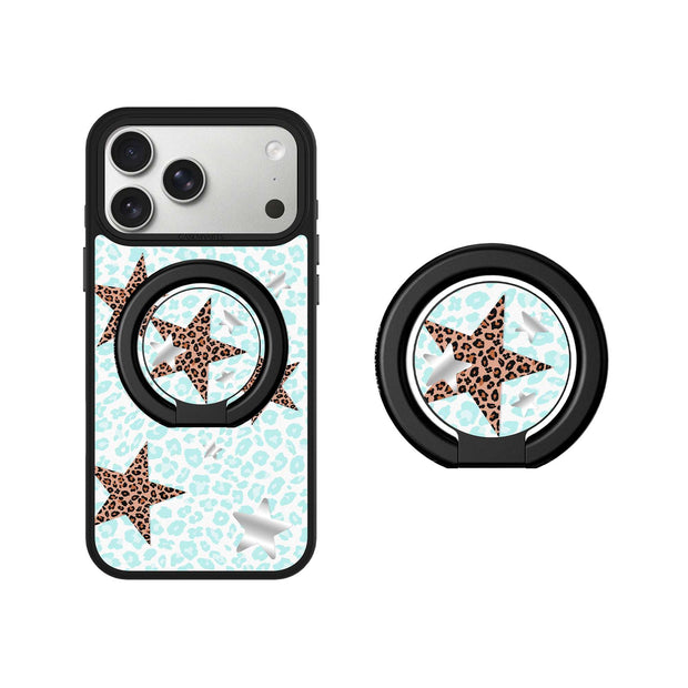 CASEMYARTS Leopard Star MagSafe iPhone Grip