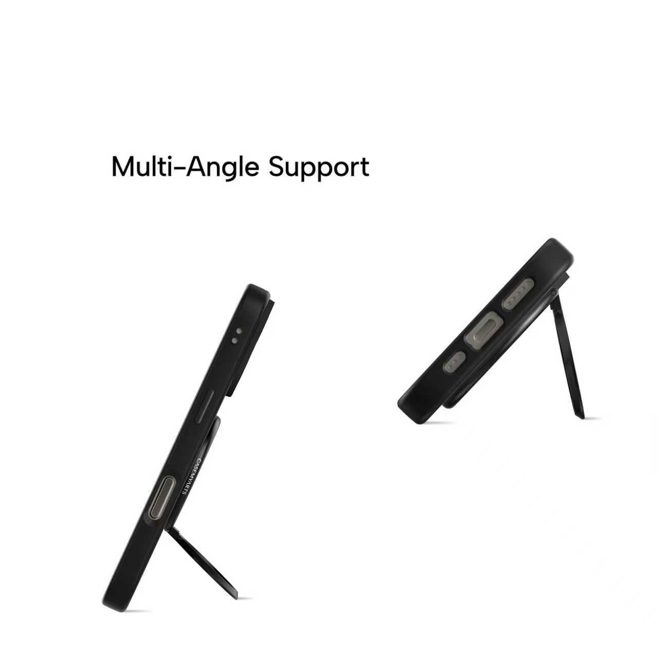 CASEMYARTS Silver Pink Leopard MagSafe iPhone Grips