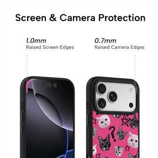 CASEMYARTS Polka Cat MagSafe iPhone Case