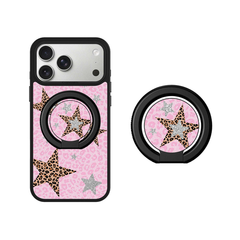 CASEMYARTS Leopard Star MagSafe iPhone Grip